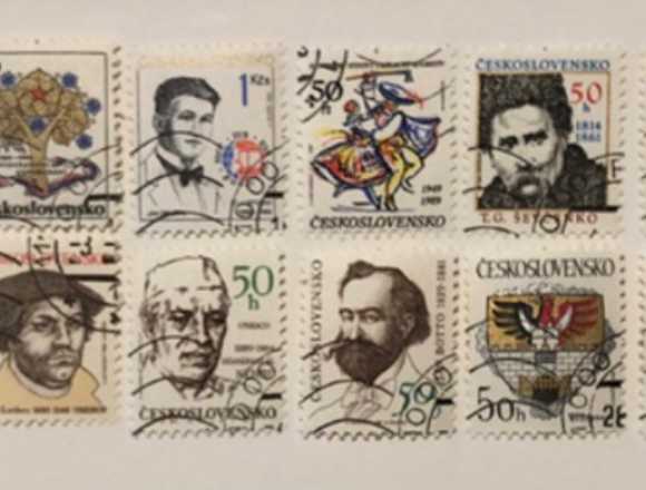 Lot of 15 CTO stamps Czechoslovakia-go- various