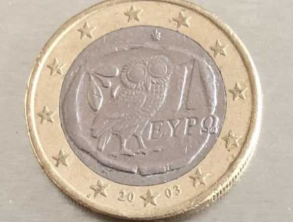 Currency of Greece 1€ 2003 (BC)