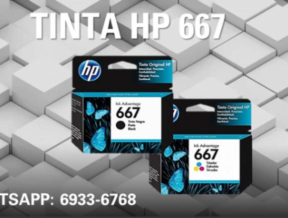 cartucho original de hp 667