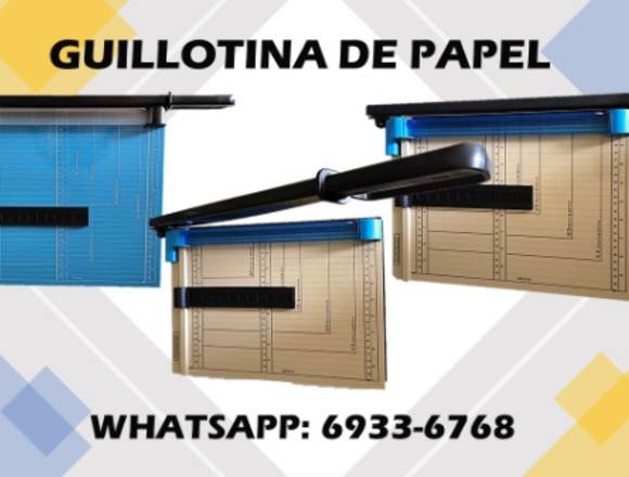 guillotina de corta papel