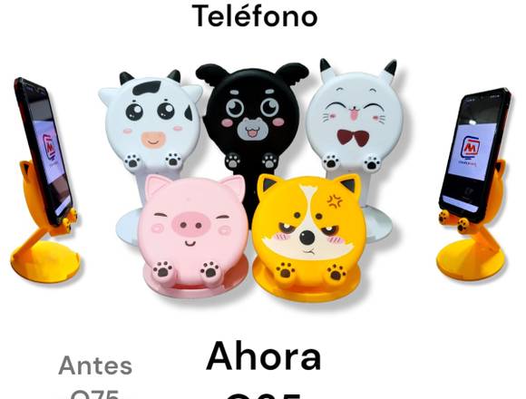 Soportes de Celular con forma de Animalitos