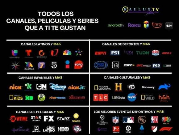 IPTV para Roku, FireTV, TVBox, Apple TV, AndroidTV