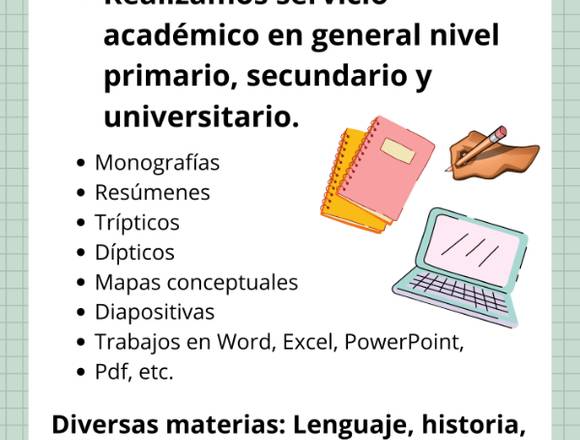 TAREAS ESCOLARES Y UNIVERSITARIAS