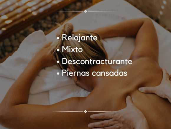 Masajes renovadores para mente y cuerpo.