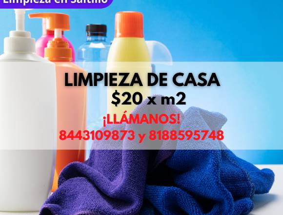 Limpieza en Saltillo