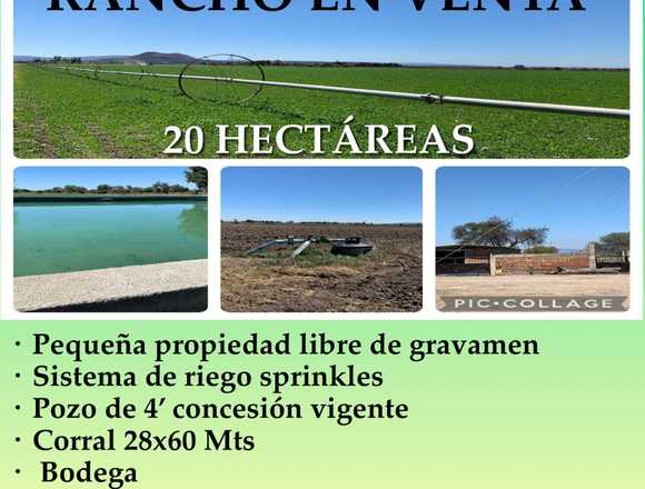 Se vende Rancho en Romita Gto. 