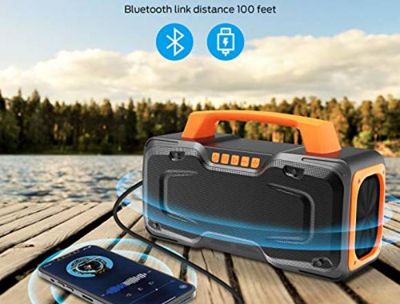 Bocina Bluetooth inalámbrico 5.0, BUGANI M118