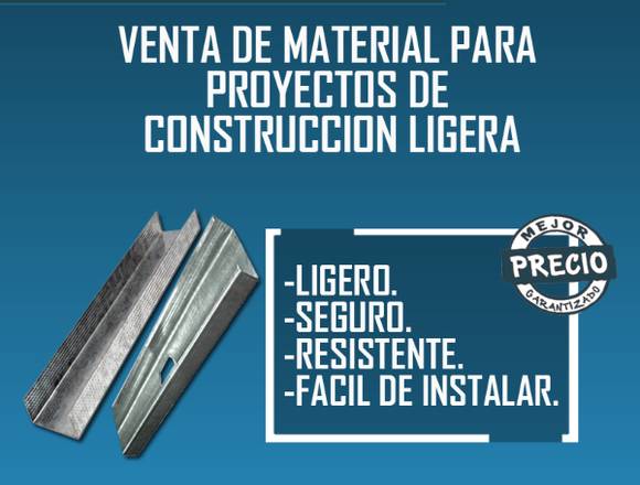 Venta de poste y canal galvanizado