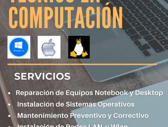 servicio técnico de pc y notebook  