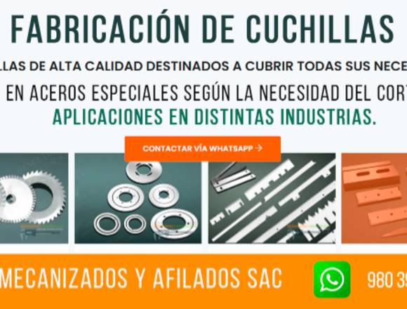 FABRICACIÓN DE CUCHILLAS DE ALTA CALIDAD 