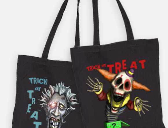 Bolsas para Halloween, 7 diseños originales 
