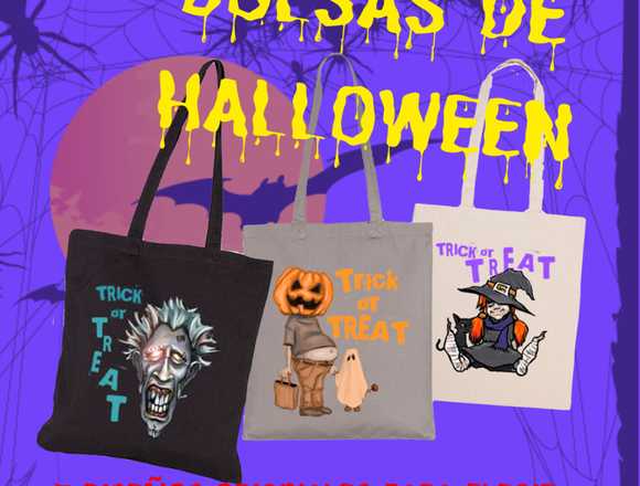 Bolsas para Halloween, 7 diseños originales 