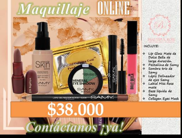 Espectaculares combos de maquillaje a la venta 