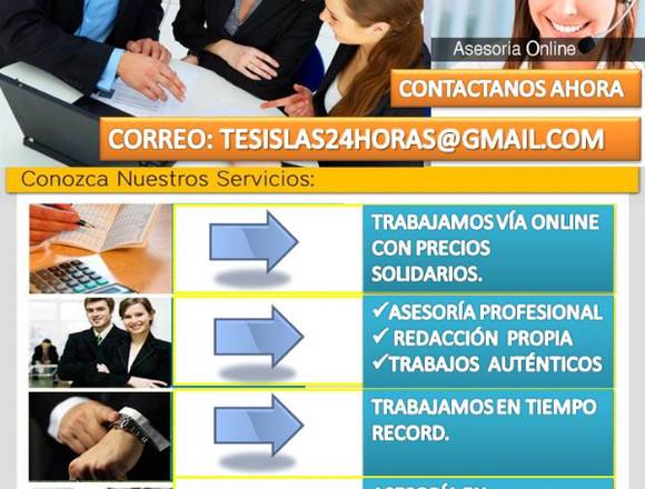 ASESORIA EN TESIS, TRABAJOS DE GRADO, DOCTORADO 