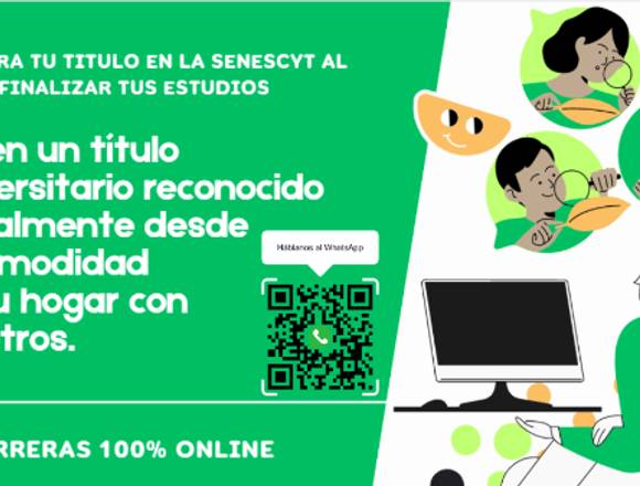 Estudia online, triunfa globalmente