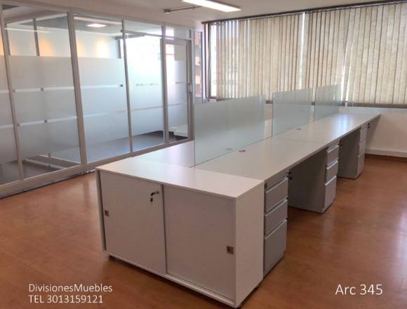 MUEBLES Y DIVISIONES PARA OFICINA