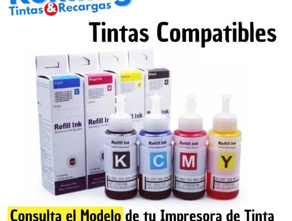 Tintas para Impresoras de Tinta Continua 