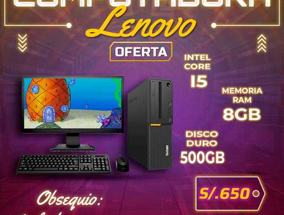 COMPUTADORA LENOVO CORE I5 EN DESCUENTO