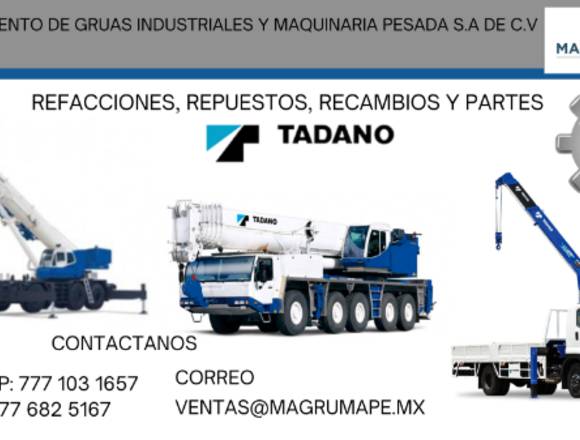 REFACCIONES TADANO CONTACTANOS