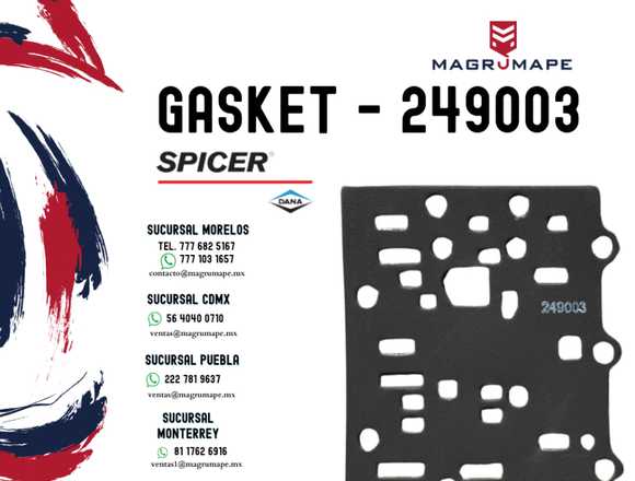 GASKET 249003 - DANA SPICER