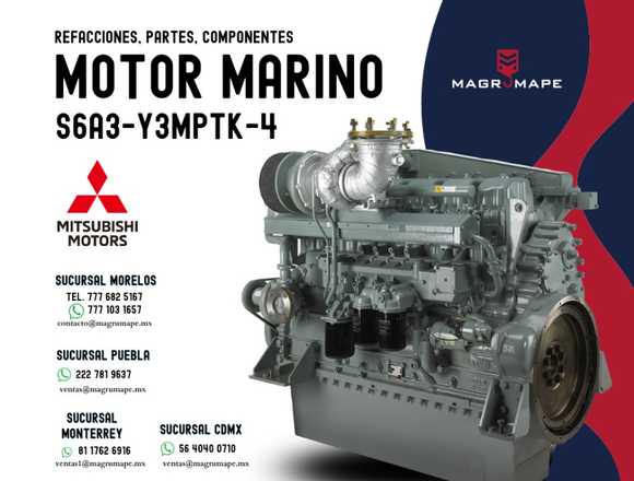 MOTOR MARINO S6A3-Y3MPTK-4 MITSUBISHI