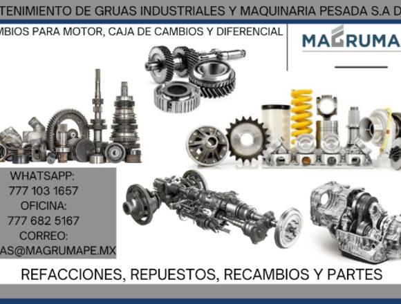 RECAMBIOS PARA MOTOR Y CAJA DE CAMBIOS 