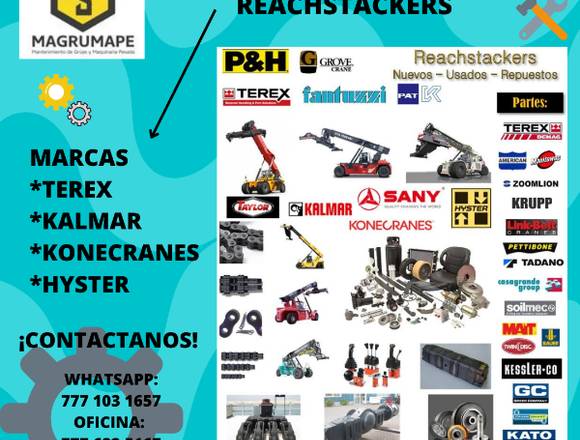 Venta de refacciones para Reachstackers