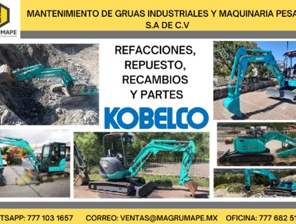 TENEMOS TODO TIPO DE REFACCIONES MARCA KOBALCO