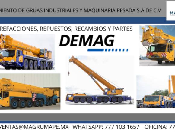 REFACCIONES DEMAG CONTACTANOS 