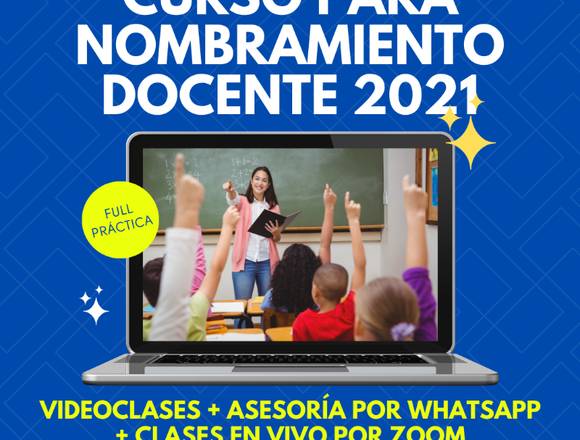 Curso para Nombramiento Docente 2021