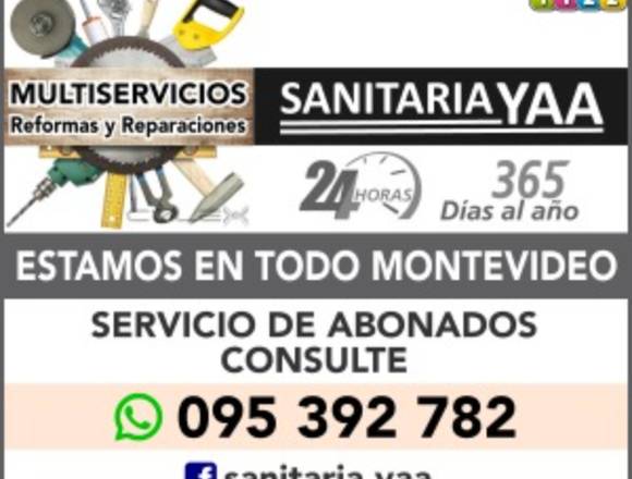 sanitaria 24 horas Montevideo Yaa 365 dias