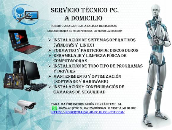 Servicio tecnico pa equipos de computacion