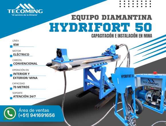 EXPLORACIÓN DE ROCAS Y VETAS - HYDRIFORT 50
