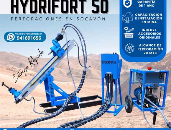 PERFORADORA DIAMANTINA SONDAJE MINERO HYDRIFORT 50