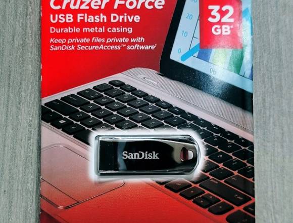 Sandisk Cruzer Force Metal Flash Drive - Usb 32gb