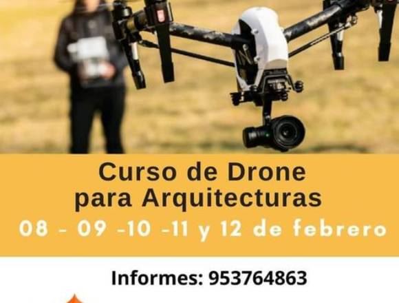 DRONES PARA ARQUITECTURAS CURSO PRESENCIAL  