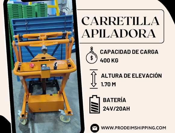 CARRETILLA APILADORA | RECARGABLE | PATO | PRODEIM