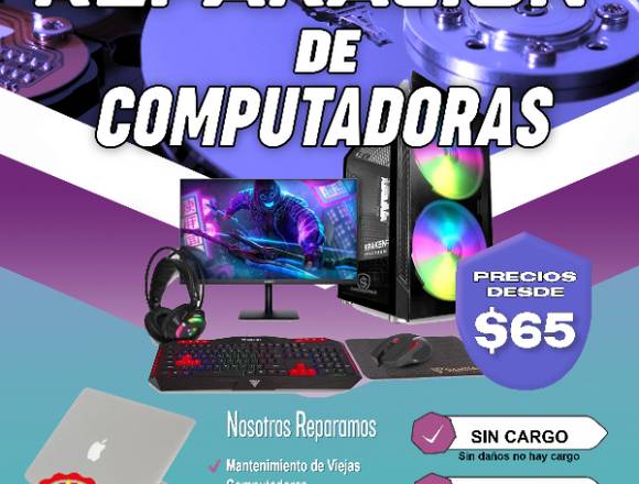 Reparación de Computadoras, Celulares y Laptos