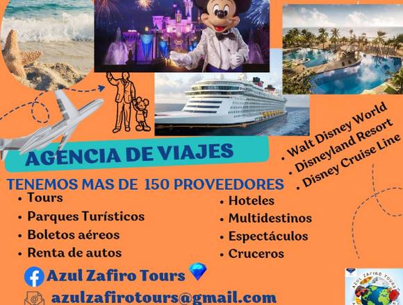 AGENCIA DE VIAJES .- AZUL ZAFIRO TOURS