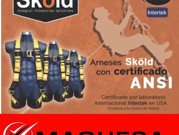 ARNESES SKOLD CON CERTIFICADO ANSI