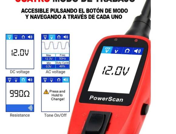 Probador de Circuitos Eléctricos Autel