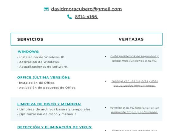 Servicios de Redes y Soporte de Computadoras.