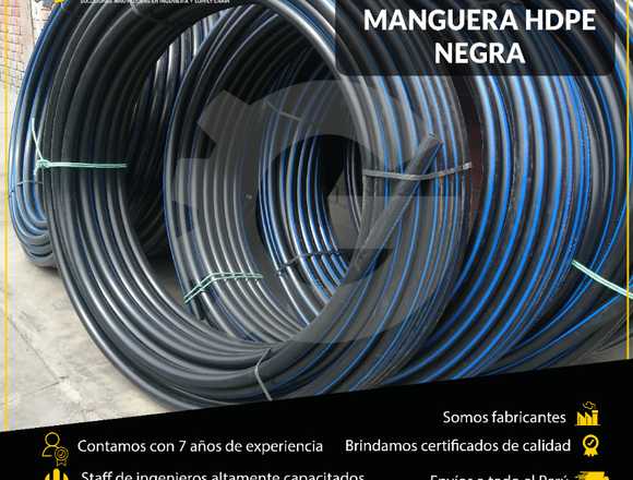 MANGUERA HDPE NEGRA 