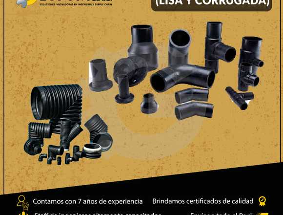 ACCESORIOS HDPE LISA Y CORRUGADA - GEOFORT 