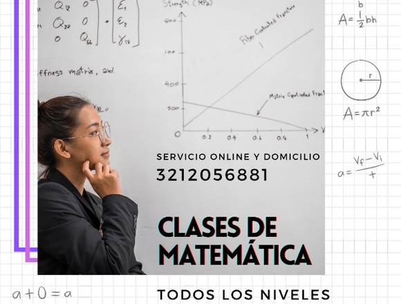 CLASE DE MATEMATICAS DOMICILIO