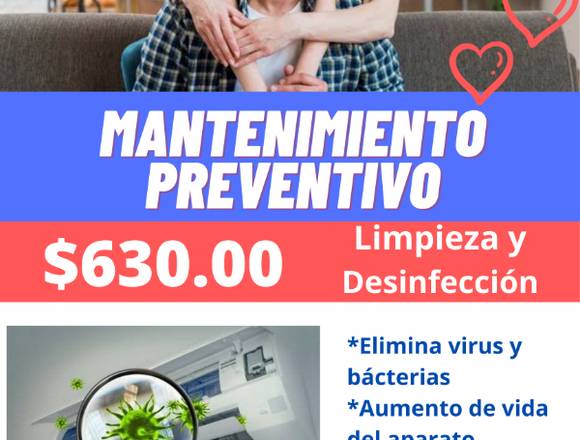 MANTENIMIENTO PREVENTIVO A AIRE ACONDICIONADO