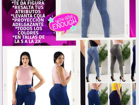 Jeans stretch moldeador colombiano Levanta cola