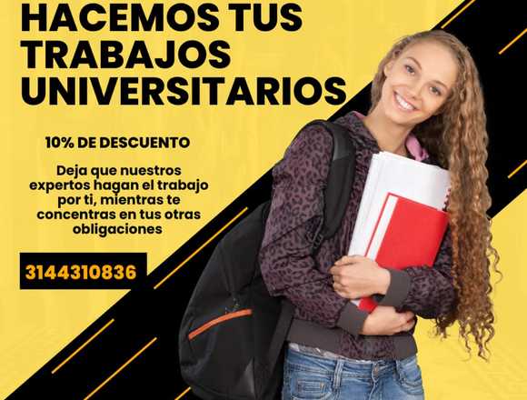 Se hacen trabajos universitarios y tesis de grado