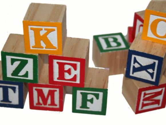 Cubos De Madera ABC Wood Blocks 27 Piezas