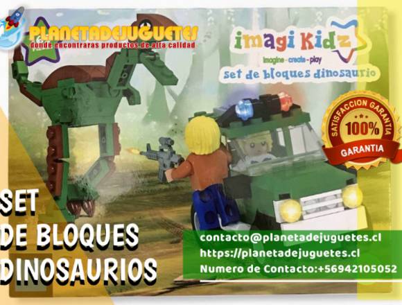 Set de Bloques Dinosaurio 163 PCS